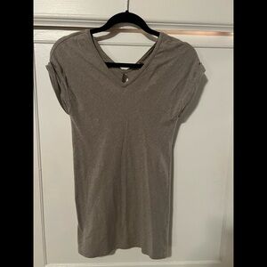 BRUNELLO CUCINELLI V-Neck Short Sleeve Women's T-Shirt - Size M